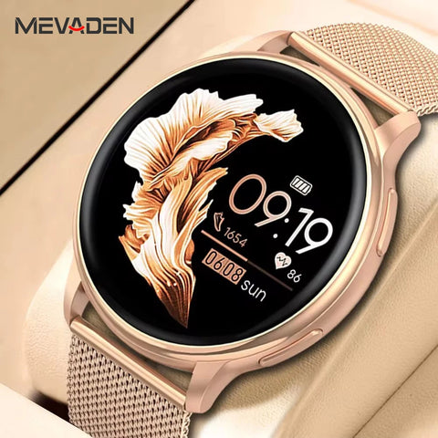 MEVADEN Bluetooth Call Smart Watch Sport Fitness Tracker Custom Dial for Men and Women Compatible with Android IOS