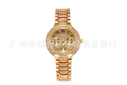 Luxury Stainless Steel Quartz Watch for Women with Diamond Bracelet Waterproof Fashion Wristwatch