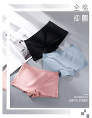 Women Boxers Underwear Cotton Ladies Safety Pants Female Seamless Underpants Solid Cozy Sexy Lingerie