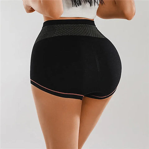 High Waist Women Panties Flat Belly Shaping Briefs Breathable Mesh Transparent Knickers Tummy Hip Lift Underpants