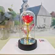 Rose Light Beautiful Realistic Looking Night Light Rose Eternal Flower Party Supplies LED Simulation Rose Flower Decorative