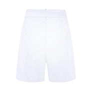 Y2K Solid Button Front Shorts Tie Waist Beach Summer High Waist Shorts Women's Clothing