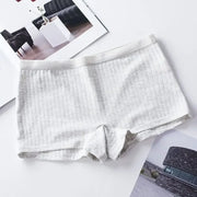 Women Boxers Underwear Cotton Ladies Safety Pants Female Seamless Underpants Solid Cozy Sexy Lingerie