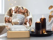 Personalized Spotify Song Plaque with Photo Birthday Valentine Gift Custom Acrylic Music Board Couples Gift with Code and Text