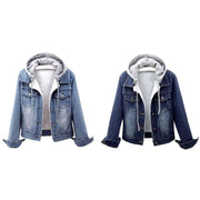 Women Winter Jacket  Stylish Plus Size Plush Denim Winter Coat  Soft Winter Coat