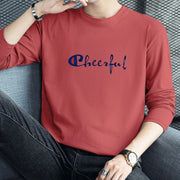 2024 HEAD Brand New Men's T-Shirts Long Sleeve Slim Men T-Shirt Young Man Pure Color Tops Tees Shirt O-Neck For Male Boys Tshirt