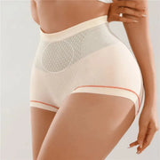 High Waist Women Panties Flat Belly Shaping Briefs Breathable Mesh Transparent Knickers Tummy Hip Lift Underpants