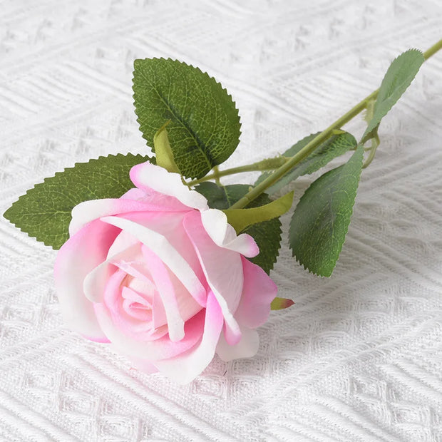 51cm Artificial Rose Flower Valentine's Day Home Wedding Decoration Simulation Flower Fake Flower Feel Flannel Rose