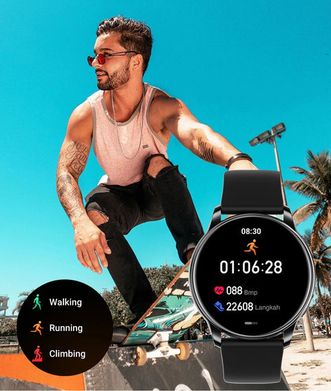 MEVADEN Bluetooth Call Smart Watch Sport Fitness Tracker Custom Dial for Men and Women Compatible with Android IOS