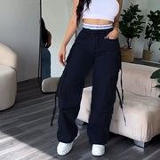 High Waist Slim Fit Women Jeans Washed Denim Pants Elegant Chic Casual Clothing for Spring Autumn Fashion Y2k Style