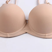 New Women's Cotton Bra Fashion Push Up Comfort Underwear Sexy Solid Color Half Cup Brassiere Small Chest Female Sexy Lingerie