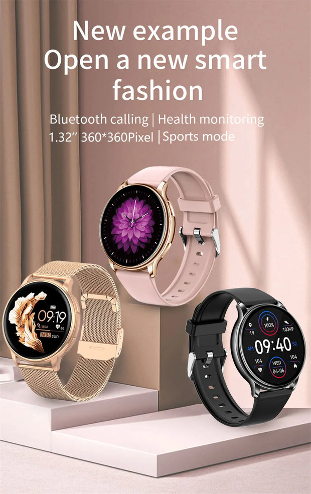 MEVADEN Bluetooth Call Smart Watch Sport Fitness Tracker Custom Dial for Men and Women Compatible with Android IOS