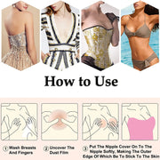 Silicone Nipple Cover Reusable Women's Bra Sticker Invisible Boob Pads Strapless Lift Up Bra Intimates