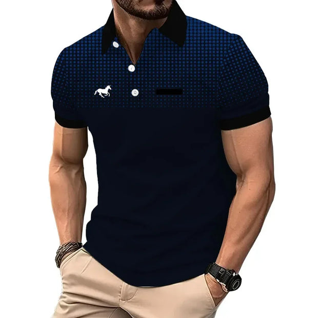 Men’s Summer Slim Fit Sport Polo Shirt