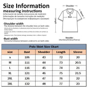 Fashion Stripe Print Polo T Shirt For Men