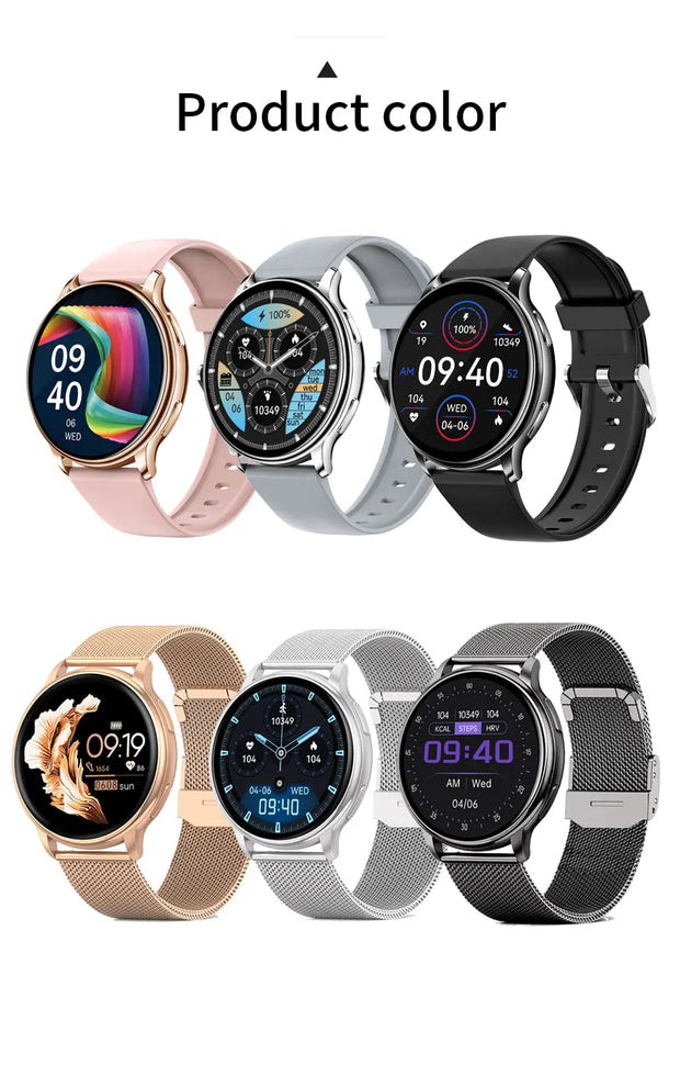 MEVADEN Bluetooth Call Smart Watch Sport Fitness Tracker Custom Dial for Men and Women Compatible with Android IOS